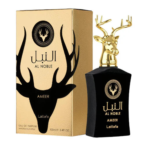 Al Noble Ameer by Lattafa – Royal Oud & Woods Unisex Perfume